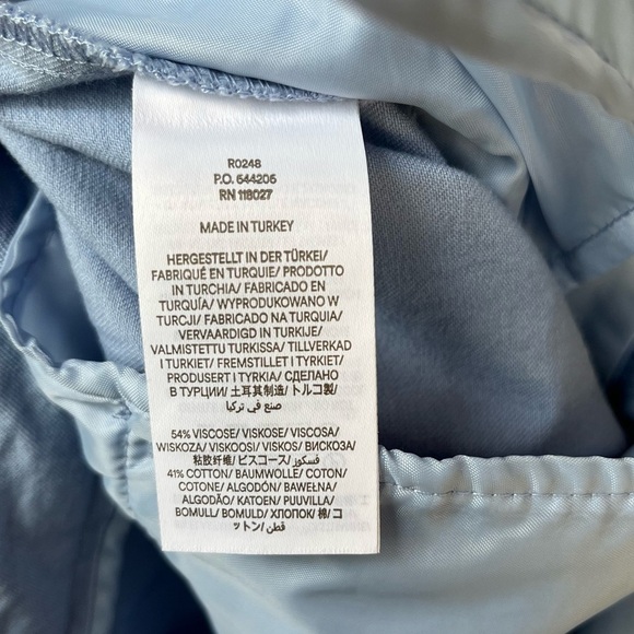 Boden Bi-Stretch Straight Trouser in Light Blue Size 6 - Picture 6 of 6